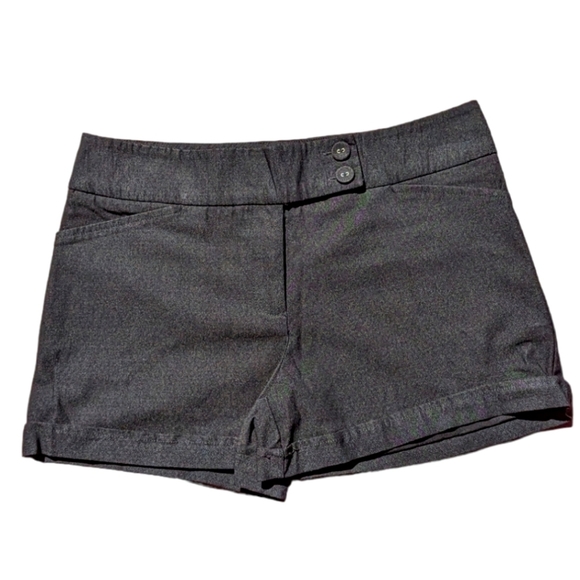 Maurices Pants - MAURICE'S Black Women's Flat Front Classy Smart Shorts Zipper Size 5/6 Short